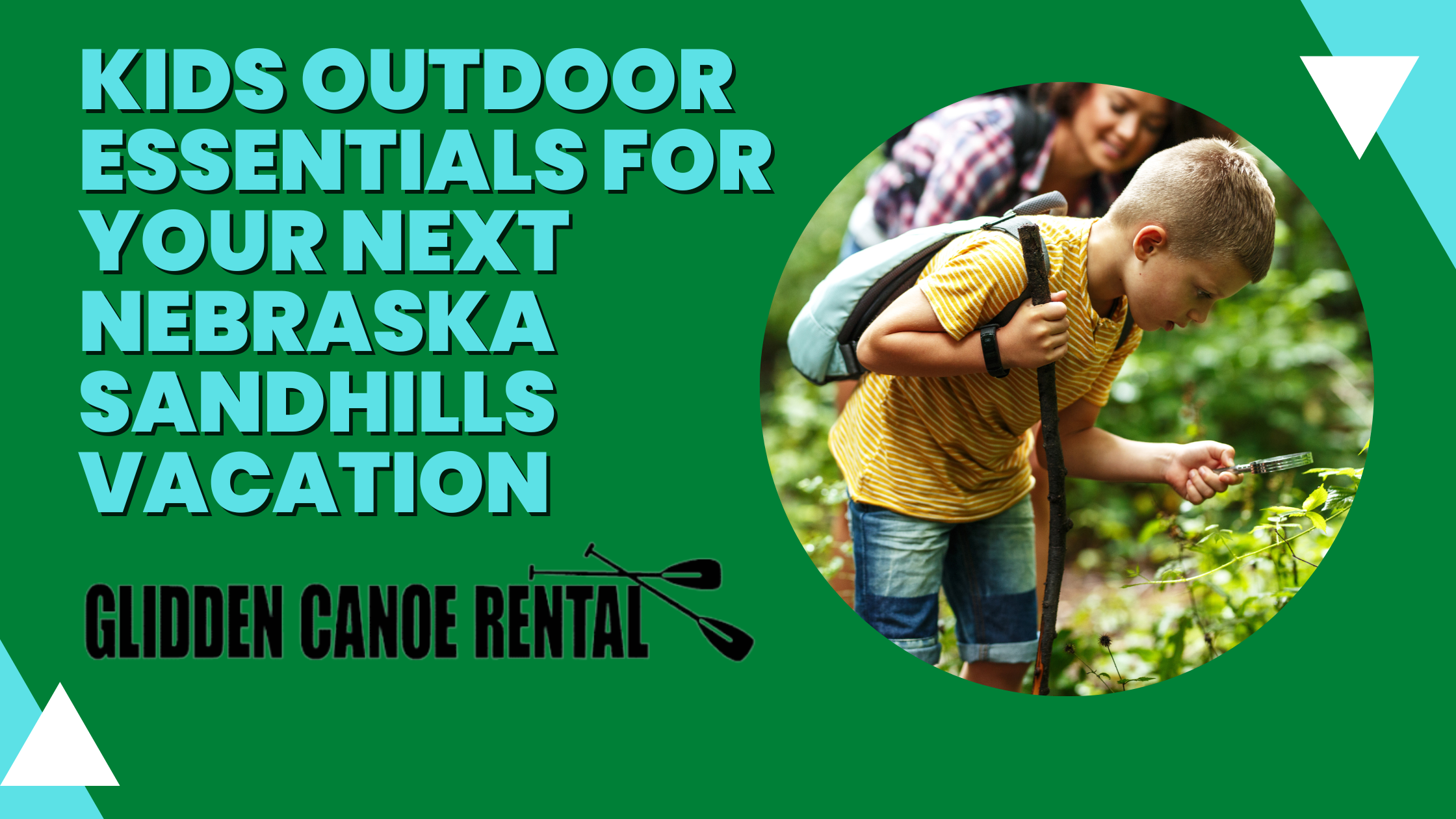 Nebraska Sandhills Vacation Kids Essentials
